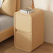 2 Drawer Nightstand, Elegant Bedroom Furniture, Bedside Table, Bedside Table Small Dresser, for Bedroom, Living Room(E,40 * 40 * 50CM)