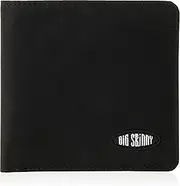 [Big Skinny] Men's World Bi-Fold Slim Wallet with Zippered Pocket, Holds Up to 35 Cards