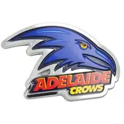Fan Emblems AFL Adelaide Crows 3D Chrome Car Badge - 10378-004A