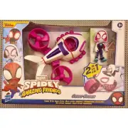 Spidey and His Amazing Friends Ghost Spider & Copter Vehicle NEW Ships Same Day