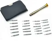 Precision Screwdriver Set, Mini Glasses Screwdriver Tool Kit with Anti-Slip Handle Suitable for Watch Mobile Phone Pc Laptop Glasses Repairing