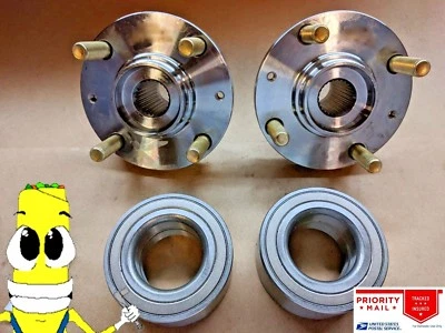 Front Wheel Hub and Bearing Kit Assembly for Hyundai Accent 2000-2010 PAIR TWO (for: Hyundai)