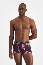 [Bonds] Bonds Men's Microfibre Guyfront Trunk in Night Blossom Size: Small, Recycled Polyester S Night Blossom