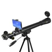 High Magnification Telescope with 50mm Aperture 2x Barlow Lens Smartphone Ada...