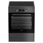 Beko 60cm Freestanding Cooker with Induction cooktop and Pyrolytic oven BFC60IPA