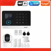 Home Security Alarm System GSM Intercom Remote Control Autodial 433MHz Detectors