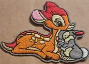 Disney Bambi with Thumper embroidered Iron on patch
