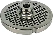 Tredoni No.22 Meat Grinder/Mincer Hub-Plate, Holes Ø 3.5mm - 3.2" Professional Hard-Wearing Stainless Steel Disc/Plate (No.22 - Holes Ø 3.5 mm)