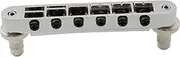 Wilkinson M Series 52mm(2-3/64 inch) String Spacing Nashville Style Tune-o-matic Bridge for Les Paul SG Style Electric Guitar, Chrome