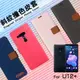 HTC U12+ U12 Plus 2Q55100 精彩款 斜紋撞色皮套 可立式 側掀 側翻 皮套 插卡 保護套 手機套