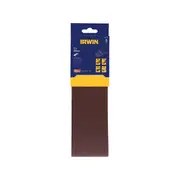 IRWIN 75 x 533mm 80 Grit Sanding Belt - 3 Pack