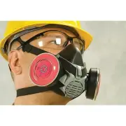 Msa Safety Half Mask Respirator,Silicone,Black 10119575 Msa Safety 10119575