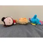 日本 正版 全新 沉睡 迪士尼 3吋 娃娃 吊飾 布偶 米奇 小飛象 維尼 睡姿 趴睡