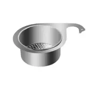 Stainless Steel Sink Strainer Basket Multifunctional Drain Shelf Kitchen Tool