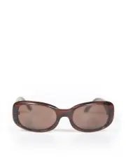 Brown Rectangular Shape Tinted Sunglasses
