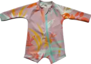 BONDS Baby Girls Bathers Swimmers Swim Suit Long Sleeve Protection Size 000 00