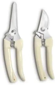 2pcs 7.68" Pruning Shears for Gardening, Ultra Sharp Garden Scissors for Precise