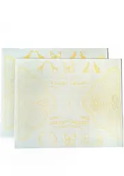 Downtown Baby White Temporary Tattoos