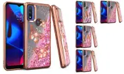 FOR Motorola Moto G Pure XT2163DL (2021) Liquid Glitter Case Phone Cover