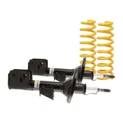 Rear Webco Shock Absorbers Raised King Springs for SUBARU FORESTER SF F5 97-02