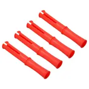 10inch Shrink Wrap Handle, 4 Pcs Stretch Wrap Dispenser Stretch Film, Red