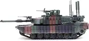 1:72 Alloy US M1A2 TUSK II Abrams Main Battle Tank Model Simulation Fighter Tank Military Science Exhibition Model
