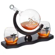 Doctors Dr. & Healthcare Worker Gifts Men & Women - Wine & Whiskey Decanter c...