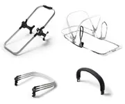 Refurbished Bugaboo Donkey 2 Duo extension set Aluminium