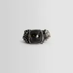 [KD2024] Corsair Silver Ring With Onyx Stone Silver