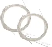 JOINPAYA Guitar Strings Set Nylon Classical Strings for Bass Acoustic Ukulele Replacement 2 Sets Guitar Accessories