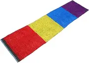 TOBBOMEY Artificial Grass Playground Mat Durable Synthetic Turf for Use Soft Comfortable Surface for Schools Parks and Play Areas