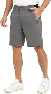 [TBMPOY] Men's Stretch Golf Work Shorts 5 Pockets Cargo Hiking Lightweight Quick Dry Short for Travel Camping