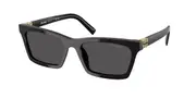Miu Miu MUA05SF Asian Fit 16K08Z Men's Sunglasses Black Size 55
