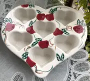 CHAPARRAL CERAMIC HANDPAINTED MUFFIN PAN - APPLE