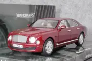 Minichamps 1/43 Bentley Mulzanne Red Metallic Minicar