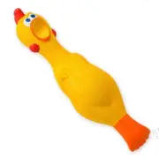 Stress Rubber Chicken Extra Squish Toy Squeeze Relief 7" Foam