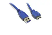 8Ware USB 3.0 Cable 1m A to MicroUSB B M-M Blue [UC-3001AUB]
