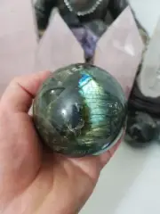 1 Labradorite Crystal Sphere - LSP3