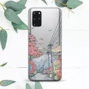 Pink Sakura Japan Fuji Nature Case For Samsung Note 10 20 S20 S21 S22 S23 S24 FE