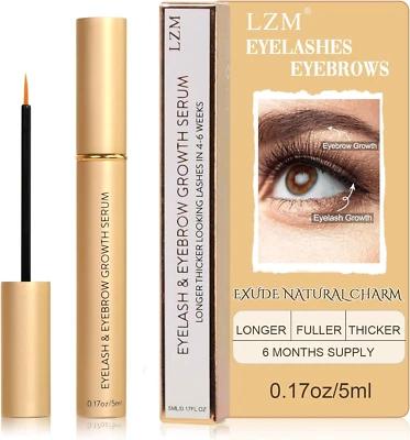 Eyelash Serum for Eyelash Growth Thicker, Longer Healthier Lashes Rapid Growth L