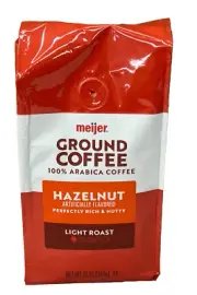 Meijer Hazelnut Light Roast Ground Coffee 12 oz