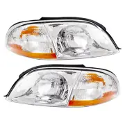 PAIR OF HEADLIGHTS FITS FORD WINDSTAR LIMITED MINI VAN 2003 NUMBER 3F2Z13008CA