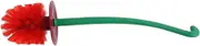 AIMALL Cherry Toilet Brush with Holder, Creative Long Handle Plastic Cleaning Brush, Soft Bristle Toilet Brush for Bathroom, Decorative Toilet Bowl Brush Set - 14.96 x 5.11 inches
