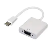 Astrotek Thunderbolt USB 3.1 Type C (USB-C) to VGA Adapter Converter Male to Female for Apple Macbook Chromebook Pixel White