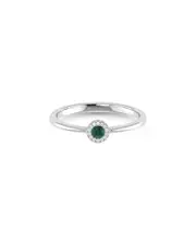 Sabrina Designs 14K 0.10 ct. tw. Diamond & Emerald Ring