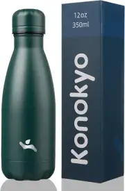 Insulated Water Bottles,12 Oz Double Wall Stainless Steel Vacumm Metal Flask for