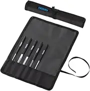 K-150 File Set, Hard Chrome Plated, Clogging Resistant, Heavy Duty, Set of 5, Top 58, Storage Case Included