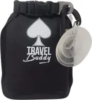 Travel Soap Bar Bag Case - Box Holder, Waterproof - Leakproof with Suction Cup a