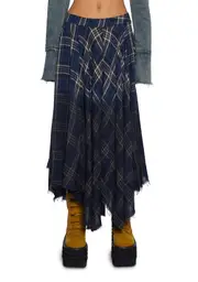 [Current Mood] Model Approved Maxi Skirt - Blue