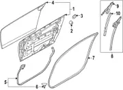 Genuine Nissan Corner Support 80231-6GP0B